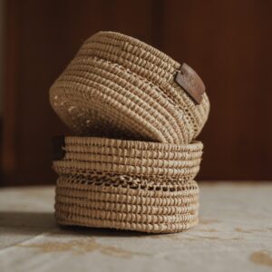 Panier en raphia petit format